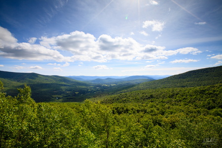 Southwest from Burnt Knob