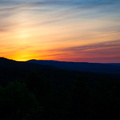Sunset over Mount Hatden