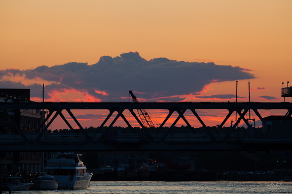 Sunset over Portsmouth