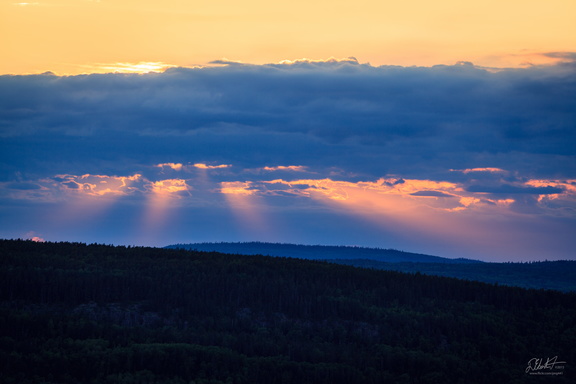 Sunset from Beaver Mountain