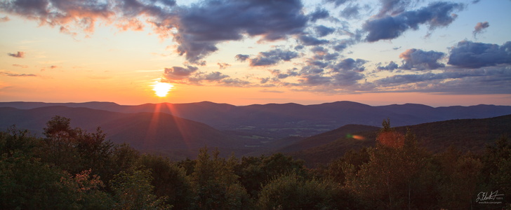 Sunset on the Taconics