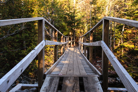 The Bridge at Marcy Dam