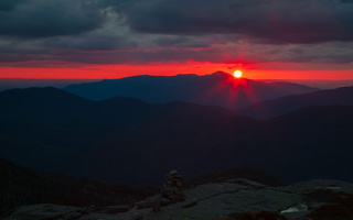 Sunset at Wright Peak