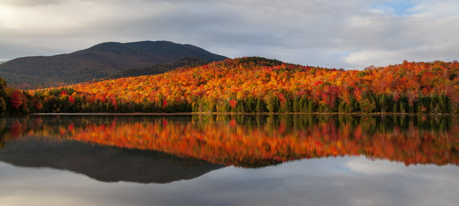 Sunrise on Heart Lake