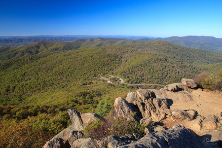 Overlooking the Thornton Gap